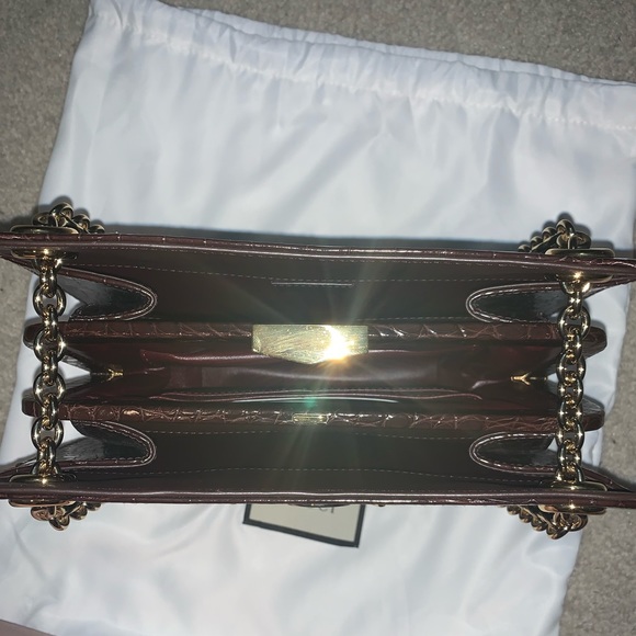 NWOT Gucci Zumi crocodile tote - Picture 10 of 16
